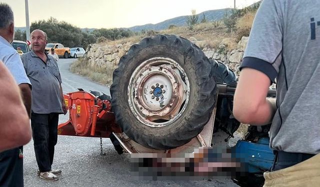 Traktörün altında kalan sürücü hayatını kaybetti