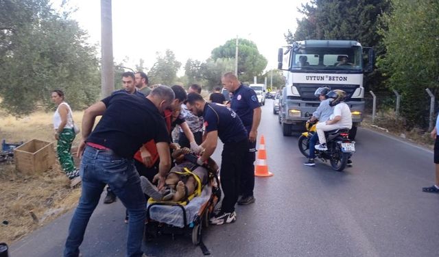 Otomobiliyle elektrik direğine çarptı: 1 yaralı