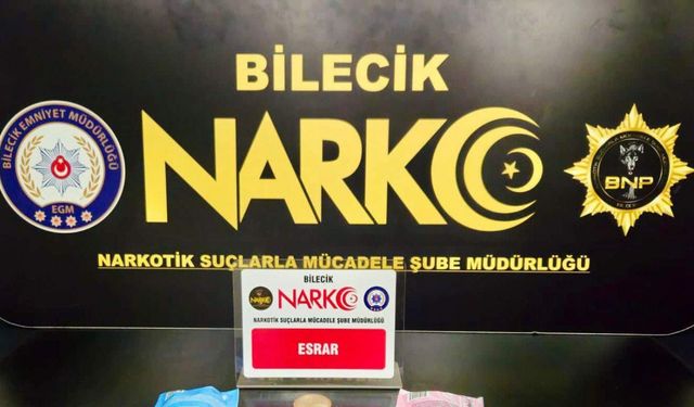 Bilecik’te jandarmadan uyuşturucu baskını