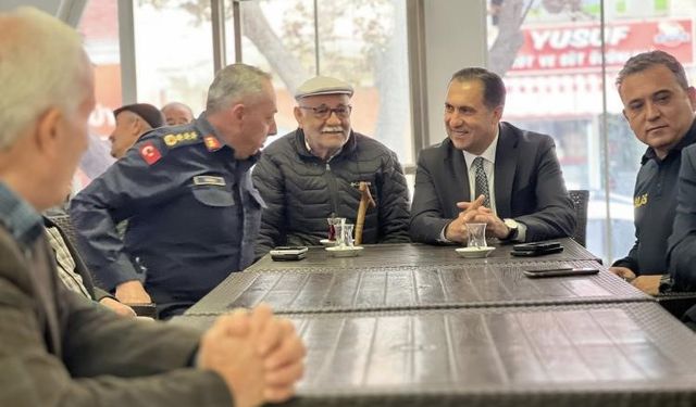 Bozüyük’te esnaf ve vatandaşlarla buluşma