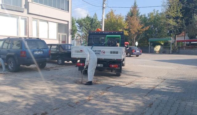 Haşerelere karşı bilecik’te kışlak mücadelesi