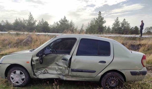 İki araç çarpıştı, 1’i bebek 5 kişi yaralandı