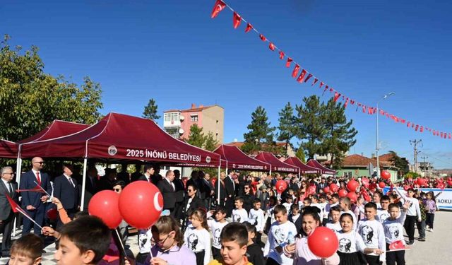İnönü’de Cumhuriyet Bayramı coşkusu