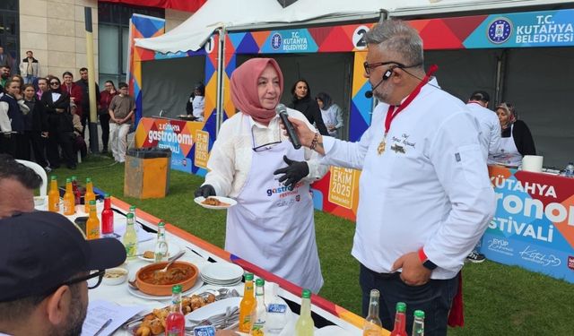 Kütahya’da Gastronomi Festivali eğlenceli anlarla son buldu