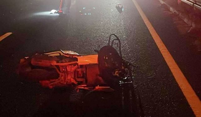 Manisa’da motosiklet kazası: sürücü yaşamını yitirdi