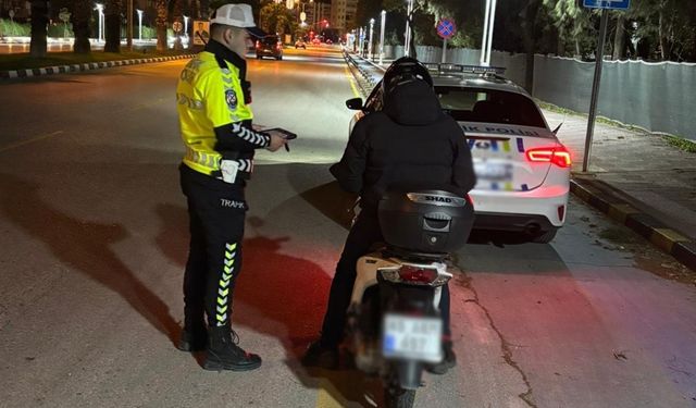 Motosiklet sürücülerine sıkı denetim: Çok sayıda ceza kesildi