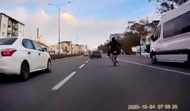 Motosiklet sürücüsüne trafik ihlali nedeniyle 54 bin tl ceza