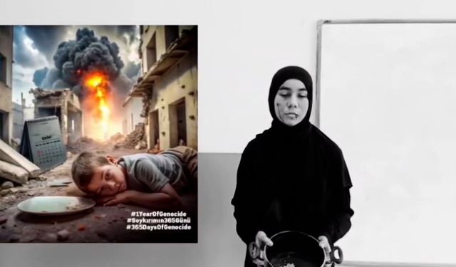 Sındırgı’da öğrencilerden anlamlı Gazze mesajı