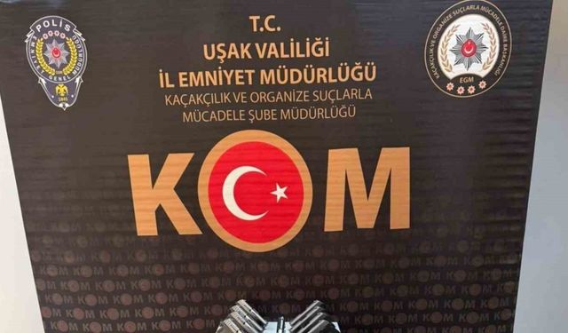 Uşak Polisi Durdurdu: 55 Tabanca Birden Yakalandı!