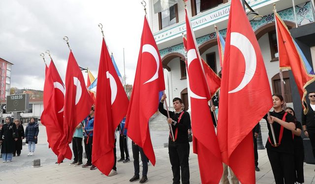 Cumhuriyet’in 102. yılı Kütahya’da gururla kutlandı
