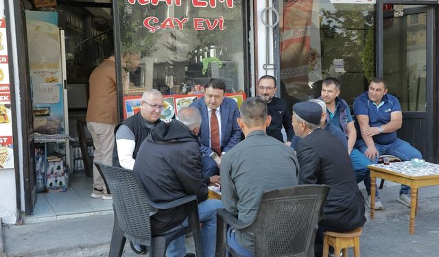 Vali Işın, Balıklı Mahallesi Esnafını Ziyaret Etti: “Kütahya’nın Her Köşesindeyiz”