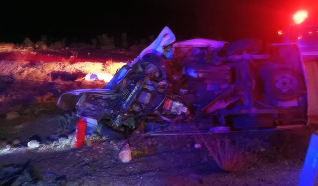 Kara yolunda can pazarı: 1 ölü, 4 yaralı