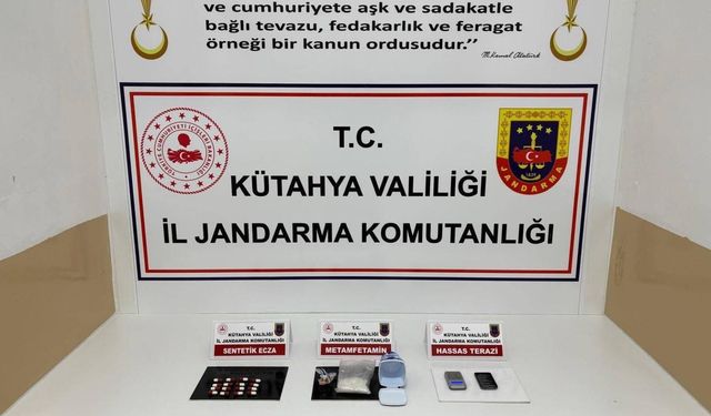 Kütahya'da uyuşturucuyla yakalanan şahıs tutuklandı