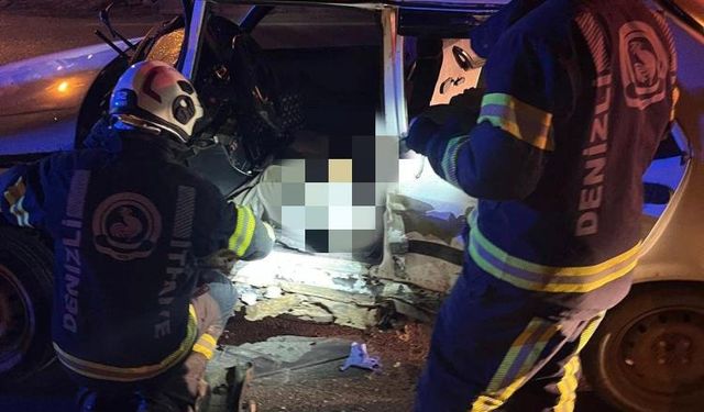 Otomobil ve kamyonet çarpıştı: 1 ölü