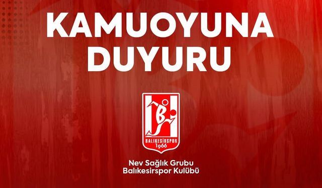 Balıkesirspor’da bahis soruşturması: 7 isim