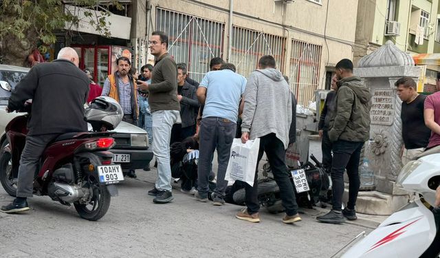 Edremit’te motosiklet ile otomobil çarpıştı: 1 Yaralı