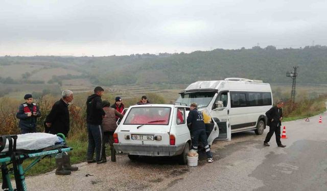 Gönen’de Korku Dolu Anlar: Sürücü İtfaiye Tarafından Kurtarıldı