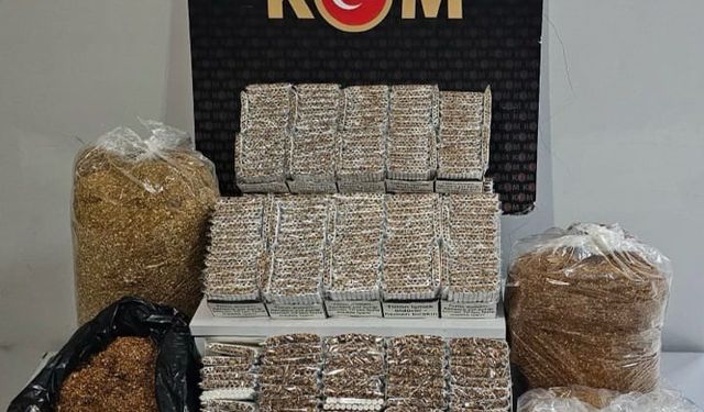 Uşak’ta Kaçak Tütün Baskını: Şüpheliler Gözaltında