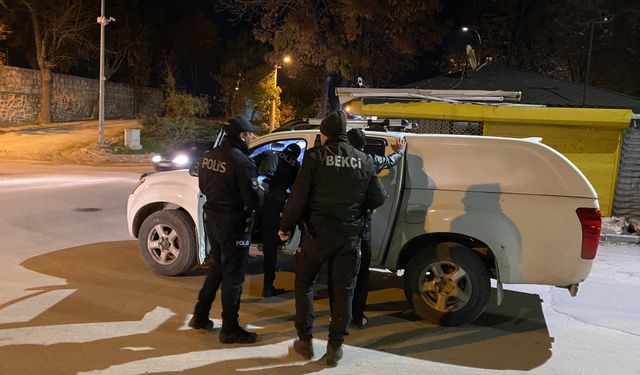 Kütahya'da suça geçit yok: 50 şüpheli yakalandı