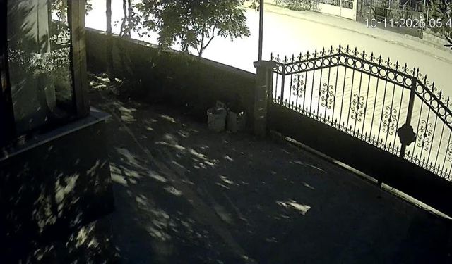 4.5 büyüklüğündeki deprem anı kamerada