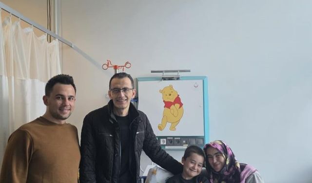 Sağlık taraması minik öğrenciyi sağlığına kavuşturdu