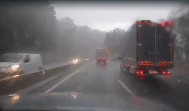 Sağanak yağış turizm kentini vurdu