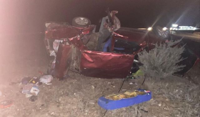 Genç sürücü araçla takla atarak yaşamını yitirdi