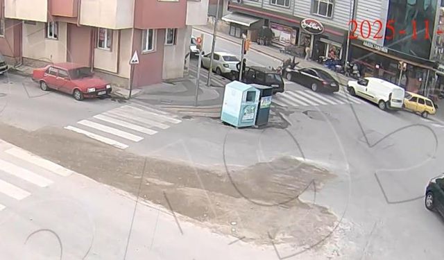 Bir Anlık Dikkatsizlik Can Yaktı: Kurye Yaya Geçidinde Yaralandı