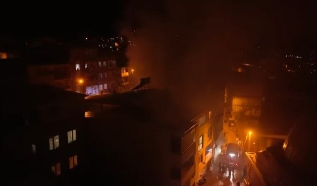 Apartman deposunda çıkan yangın korkuttu: 1 kişi dumandan etkilendi