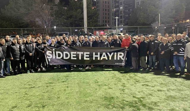 Hakem saldırısı Eskişehir’de büyük tepki görüyor