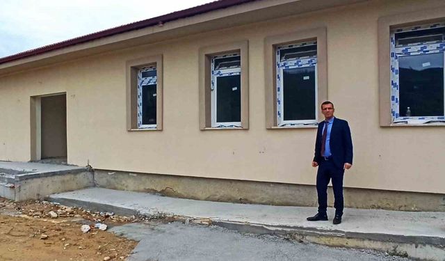 Sarıgöl'de yarım kalan okul projesi hızla tamamlanıyor