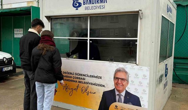 Üniversitede ücretsiz çorba dağıtımı durduruldu