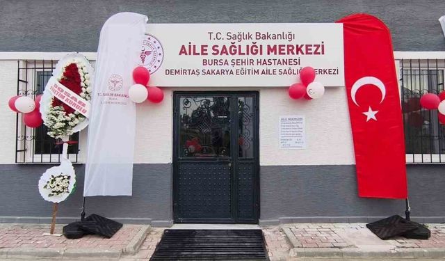 Yeni aile sağlığı merkezi hizmete açıldı