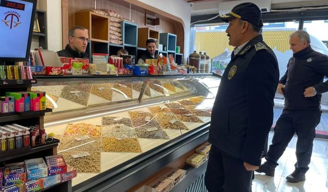 Zabıta ekiplerinden yılbaşı öncesi denetim