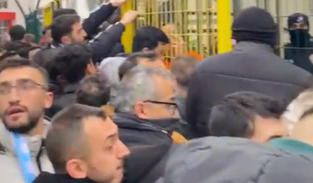 Kütahya'da dev maç öncesi stadyum önü karıştı: ''Biletimiz var giremiyoruz''