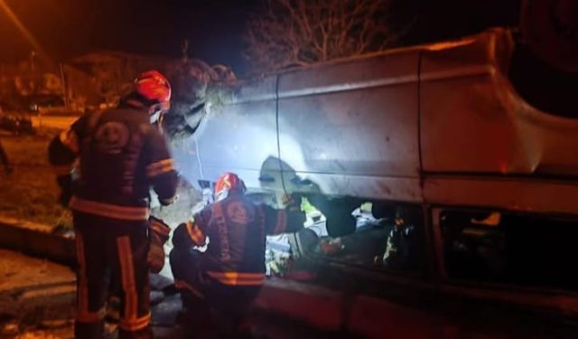 Otomobil takla atarak refüje çıktı: 1 yaralı