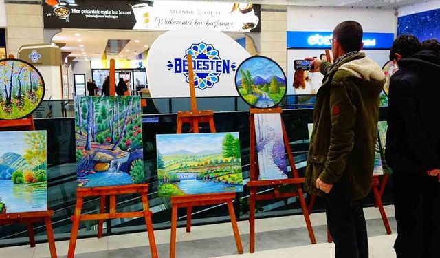 Duyguların tuvale yansıdığı sergi, sanatseverlerin izlenimleriyle sona erdi