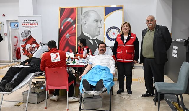 Kütahya Emniyeti Tek Yürek: Kan Bağışı İçin Seferber Oldular
