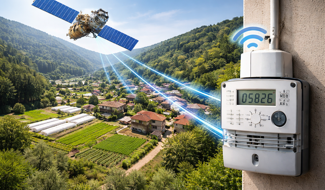 Dünyada Bir İlk Eskişehir’de: Köye Araç Gitmiyor, Sayaçlar Uydudan Okunuyor!