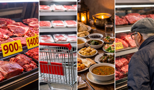 Türkiye et fiyatında zirvede: Kütahya’da iftar sofraları etten uzak