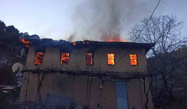 Yaşlı kadın evinde çıkan yangında hayatını kaybetti