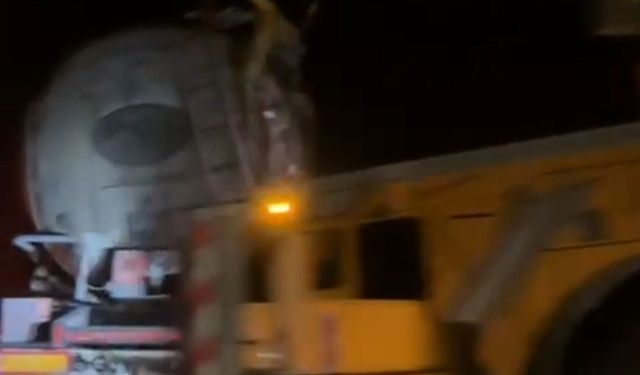 Kütahya'da Faciadan Dönüldü: LPG Yüklü Tır Bariyerleri Aşıp Aşağı Düştü