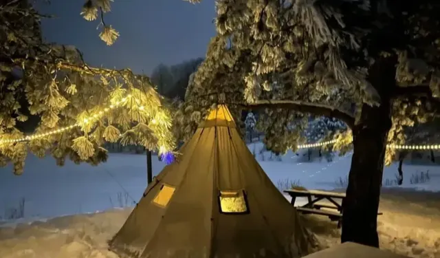 Kütahya'da kış bitmeden çadırını alan buraya koşuyor