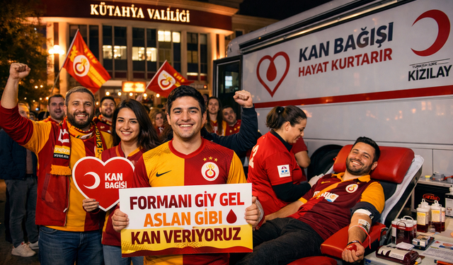 Galatasaraylılar Derneğinden “Formanı giy gel” çağrısı: Bir ünite kan, üç can