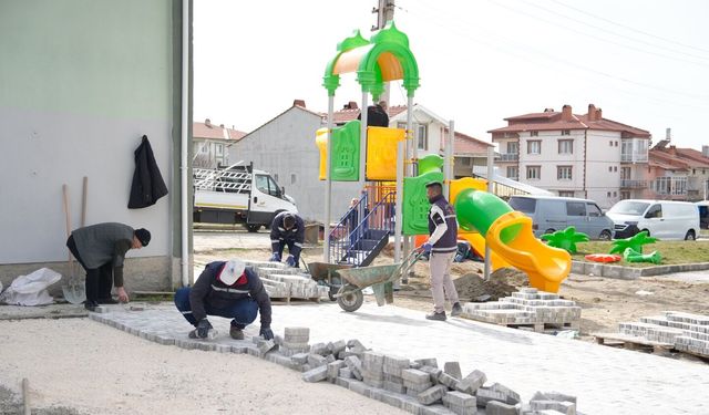 Tavşanlı’da çocukların yüzünü güldürecek park projesi