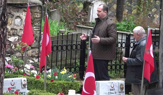 Şehit ailelerinden bayram ziyareti