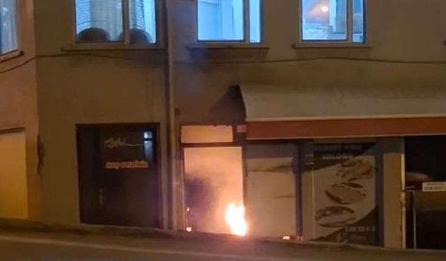 Tavşanlı’da alevler yükseldi, mahalle sokağa döküldü