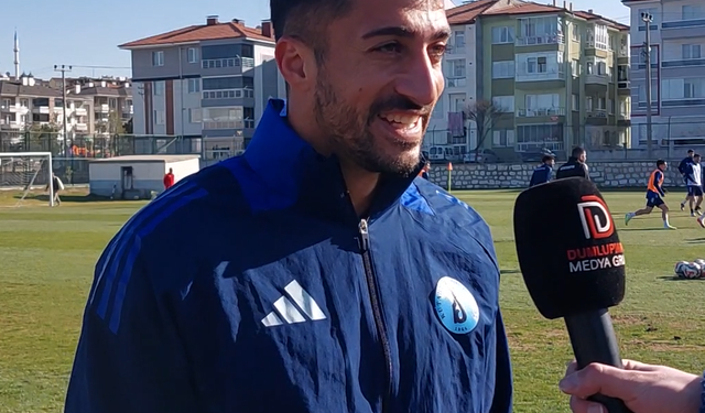 Kütahyaspor'da Teker'den, taraftarlara: ''Hep beraber başaracağız, kupayı vazoya getireceğiz''