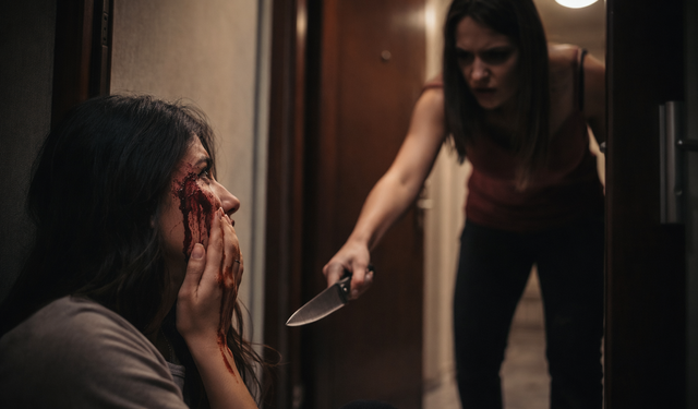 Kıskançlık kavgası kanlı bitti: Komşusunu yüzünden bıçakladı