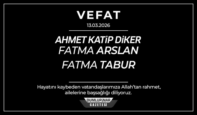 Kütahya’da bugün üç cenaze kaldırılacak